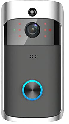 Felenny Wireless WiFi Video Doorbell Camera, 720P Smart Video Door Bells with Camera, Colour, Wi- Fi, DIY| 30- day free trial of Ring Protect