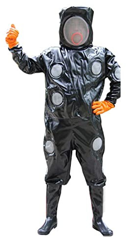 Bee Keeping Suit Schleier Stoff Atmungsaktiv Hornet Anzug Praktischer Anti Bee Hornet Anzug Schutztuch Mit Verdickten Handschuhen Für Imker