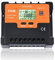 PWM 100A Contrôleur de Charge Solaire 12V 24V 48V Identification Automatique, 100A Régulateur Charge Solaire avec Affichage Rétroéclairé Capteur Température, pour Plomb Acide Batterie lithium Batterie