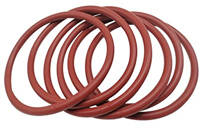 Boxonly Lot de 30 joints toriques en silicone - 40 mm de diamètre extérieur et 33 mm (DI x x L) : 3,5 mm (DI x L) - Rouge