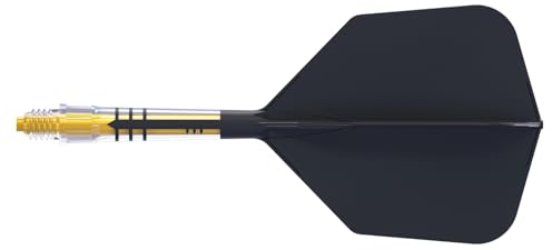 CUESOUL ROST T19 Carbon Integrierter Dartschaft und Flight Big Wing-Form, 3er-Set