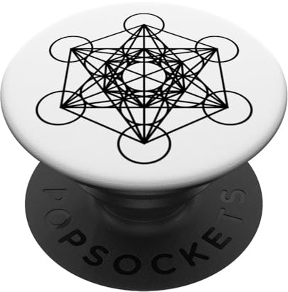 Metatron Würfel / Symbol für Meditation, Yoga, Energiearbeit PopSockets mit austauschbarem PopGrip