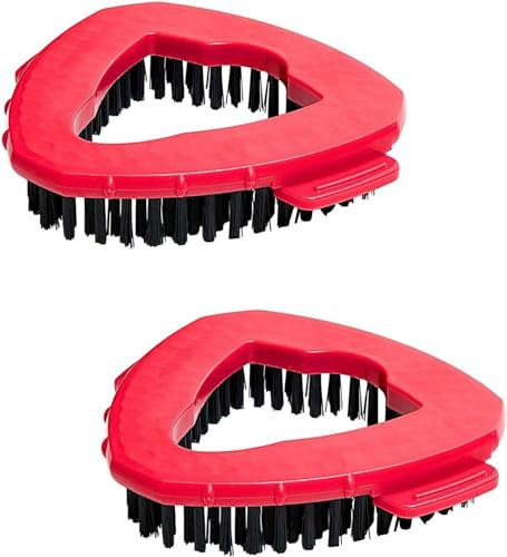 Triangle Rotating Mop Head Replacement Base Scrub Brush Mop Head for Velida EasyWring 1 Tank System, Scrubber Mop Head for Ocedar Scrub Brush, Hard Bristle Cleaning Brush for Bathroom Kitchen