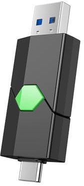K&ZZ 128GB USB C Flash Drive 1 Pack Dual Flash Drive USB-C Photo Stick