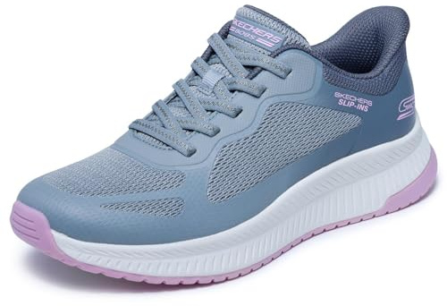 Skechers Damen Bobs Squad 4Schuhe | Sportlich, bequem und zum Reinschlüpfen. Mit Memory Foam für hohen Komfort. Skechers BOBS Squad 4 mit Memory Foam und Heel.