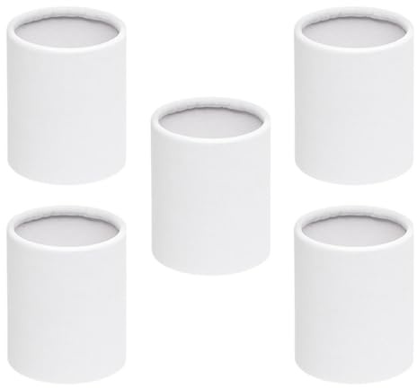 HEALSOPTHY 5 Runde Blumenkästen aus Papier Wiederverwendbar und Formbeständig Halterung für Blumensträuße bei Feiertagsgeschenken und Besonderen Anlässen