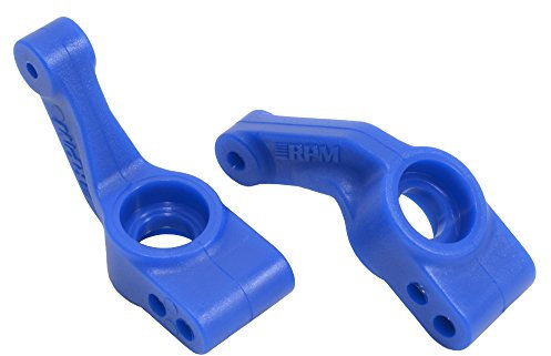 RPM 80385 Rear Bearing Carriers for Slash 2WD, E-Rustler, E-Stampede 2WD and Bandit, Blue
