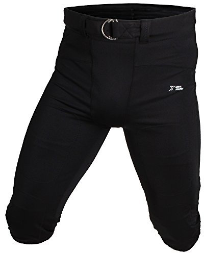 Active Athletics Football Hose Elite Gamepants No Fly (mit breitem Gürtel) - schwarz L