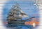 FORWALL Fototapete Vlies - Tapete Moderne Wanddeko Schiff auf dem Bretter VEXXL (312cm. x 219cm.) AMF10029VEXXL Wandtapete Design Tapete Wohnzimmer Schlafzimmer