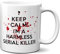 Planetacase - Taza Keep Calm I'm The Best Harmless Serial Killer - Taza Graciosa de Cerámica - Diseño Original - Apta para Microondas y Lavavajillas - 330 mL, Best Harmless, Cerámica