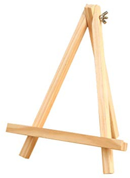 Toyvian Kleine Tischplatte aus Holz, A-Rahmen, Staffelei, Fotorahmen, Dreieck Staffelei (9 x 15 cm) Größe 1 Picture 1