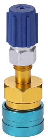 Aupoko R1234YF auf R134A Low Side Schnellkupplung, R1234YF Low Side Adapter, R12 auf R134A Schlauch Adapter Fitting Anschluss für Auto KFZ Klimaanlage