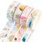 YUBBAEX Washi Tape, 4 Rollen Masking Tape klebeband bunt für Scrapbooking DIY Handwerk