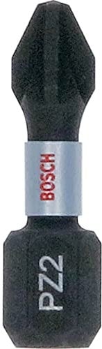 Bosch 25x PRO Pozidriv Impact Bit (95 x 128 mm, Professional Accessory Screwdriver, Screwdriver)