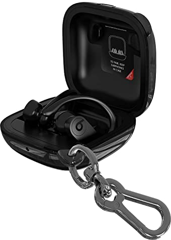 ANKASI Cover Compatible Powerbeat Pro Case, Full Protective Shockproof Anti-Slip Silicone Case for 2020 Latest Beats Powerbeats Pro (Black Edge+Black)