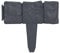 vidaXL 41x Clôture de Jardin Bordure de Pelouse Bordure de Gazon Clôture de Pelouse Arrière-cour Extérieur Aspect de Pierre Plastique 10 m