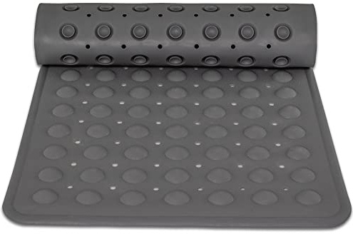 FUCHSI Badewannen-matte rutschfest | 100% BPA frei | Extra Groß [75x35cm] | Extra Dick | Badematte | Antirutschmatte Badewanne