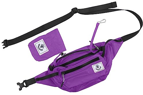 4Monster Wanderrucksack, wasserabweisend, leicht, verstaubar, für Reisen, Camping, Outdoor (lila, 32 l)