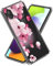 Xunlaixin Kompatibel mit Sony Xperia L3 Hülle, mit Displayschutz, Klare weiche Silikon TPU Bumper Hülle Transparent für Sony Xperia L3 (Pfirsichblüte)