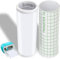 Weiß Smart Vinyl Permanent für Cricut Joy, 14x200cm Plotterfolie Selbstklebend Vinyl Roll mit Transferfolie Plotter Roll Set Heat Transfer Vinyl für DIY T-Shirt, Tassen, Autos, Banner, Dekoration