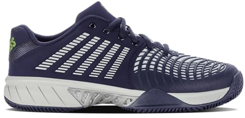 K-Swiss Performance Herren Express Light 3 HB Tennis Shoe, Peacoat/Gray Violet/Lime Green, 42 EU