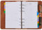 Kalender 2024 2025 Buchkalender Personal A6 Nachfüllbar, 1 Woche 2 Seite mit Tabs, Tasche, Wochenplaner Ringbuch, Lehrerkalender 24/25 Schulplaner Studienplaner Planer für Schüler Lehrer