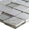 Glas Mosaik Steine Midland Silber Fliesenspiegel Wandverkleidung Küchenrückwand