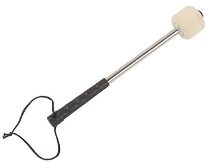 Innovativer Schlagzeughammer für Marschband, Basstrommel, Rutschfestigkeit, Weiß