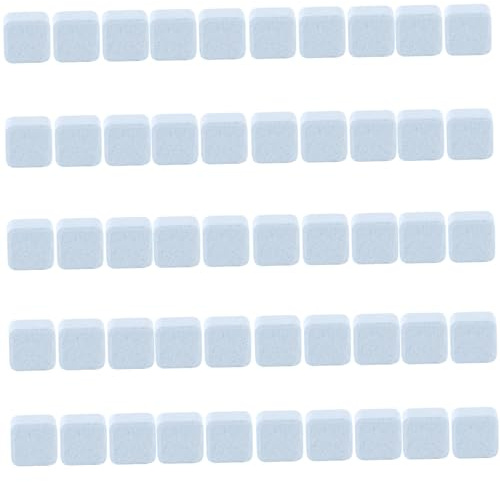 CNAFGBGG 50Pcs Toilet Bowl Cleaners Toilet Bowl Tablets, Splash Toilet Cleaner 15g Effervescent Tablets Individually Packed Washing Machine Cleaner Tablets Removes Odors Stains