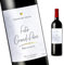 Lot x 2 Etiquettes Bouteille de Vin d'annonce de Grossesse - Futur Grand-Père - Grand Cru Spécial - Annonce future naissance pour Papy - Grand-Père