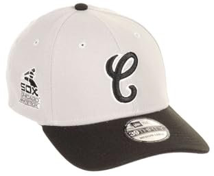 New Era Chicago White Sox MLB Historic Sideptach Two Tone Gray Black 39Thirty Stretch Cap - M-L
