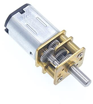 Getriebemotor Mini N20 Getriebemotor, 3V electronic starter mit niedriger Drehzahl, Pager Disco Ball Toybox Automotor Modellflugzeug Metallgetriebe DC electronic starter Elektrisches Zubehör(100rpm)