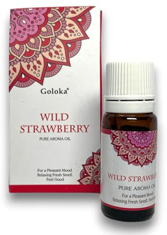 GOLOKA Wild Strawberry Duftöl, Wilderdbeer-Essenz, 10 ml. HOSTENATURA
