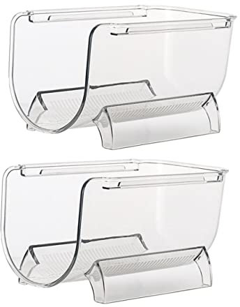 MAGICLULU 2 Piezas Estante del Vino del cajón heladera refrigerador de ar Estante del Vino del refrigerador botellero Independiente Soporte para Botellas de Vino de Empresa la Mascota