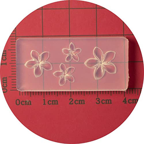 Limtula Moule à ongles en silicone 3D en forme de fleur à cinq pétales - Moule acrylique UV pour nail art