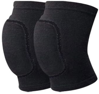 REIFOR Knieschützer Knieschoner Ein Paar Schwamm-Knieschützer, Geeignet For Volleyball, Tanz, Fitness, Basketball Knieschützer Wandern(Black,M)