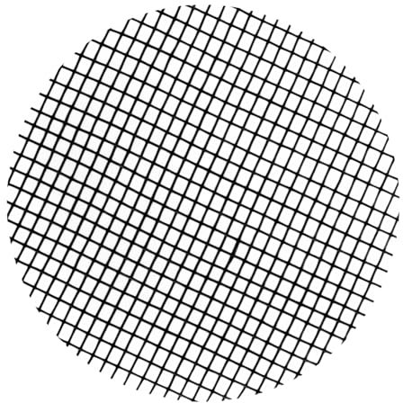 Bojueshaw 100pcs Flower Pot Hole Mesh Pad,Round Plastic Mesh Sheet,Plant Potting Bonsai Bottom Grid Mat for Prevent Soil Loss Drainage Screen