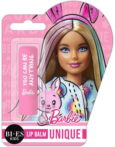 Barbie Strawberry Flavour Lip Balm – Moisturizing & Hydrating Formula | Perfect for Kids & Adults, 4g