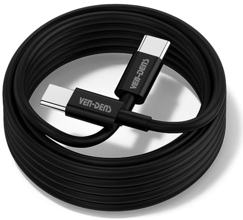 Galaxy A17/A16/A15/A25/A35/A55 Charger Cable (60W) PD USB C To C Cable Super Fast Quick 3.0 (1M) Rapid Fast Charging Lead Compatible with Samsung Galaxy A16 5G (Black)