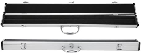 FJOADNVM Billard Queue Tasche 1/2 Snooker Pool Queue Fall Weiche Schaum Futter Durchführung Lagerung Halter Schutz Billard Zubehör
