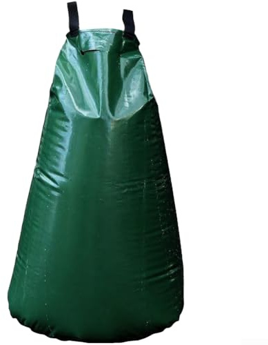 Sistema de riego por goteo con bolsa de riego para árboles de 20 galones, PVC resistente a los rayos UV para hidratación profunda de raíces, se adapta a mangueras de jardín estándar (1 pieza)