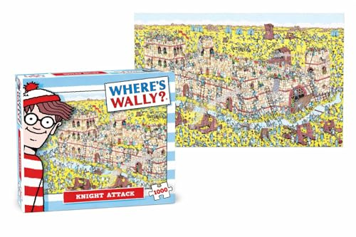 Puzzle 1000 Teile - Where's Wally - Ritterangriff - 1000 Teile - inklusive Poster