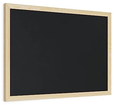 U Brands 310U00-01 Kreidetafel mit Rahmen aus Birkenholz, ca. 43 x 58,5 cm
