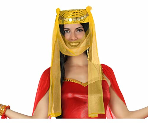 Atosa 50628 Kopfbedeckung Araberin, Gelb