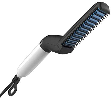 LHKJ Portable Rapide Barbe Lisseur Multifonctionnel Peigne À Cheveux,Coiffeur Rapide pour Hommes