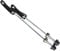 VOANZO Radnabe Vorder- und Hinterradspieße Schnellspanner Bolzenhebel für Rennrad Mountainbike MTB (Schwarz)