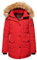 Superdry Womens Everest Parka Jacket, High Risk Red, 38 EU(Herstellergröße:8)