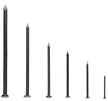 Extra Long Nails, Large Iron Nails for Wood, Round Nails, Steel Nails, 2.7.8.9.12 inch-1 inch 0.4KG