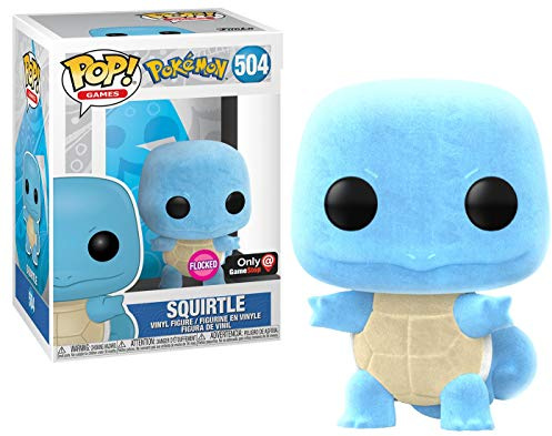 Funko POP! Games: Pokemon - Squirtle [Flocked] #504 Exclusive