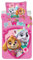 Paw Patrol Sky Kinder Bettwäsche Set Rosa Baumwolle Mädchen Wendebettwäsche Größe 140 x 200 cm